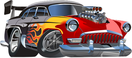 (106-2F) Hot Rod Car