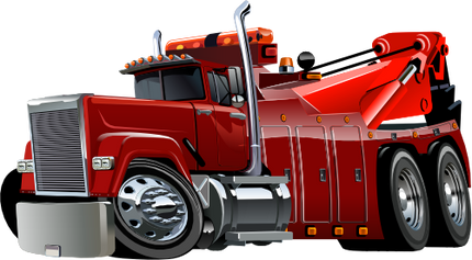 (106-2V) Big Rig Tow Truck