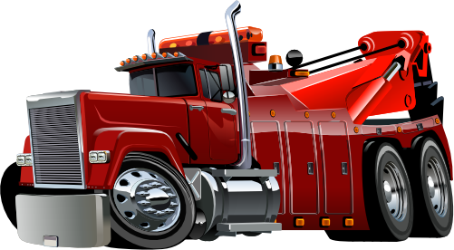 (106-2V) Big Rig Tow Truck
