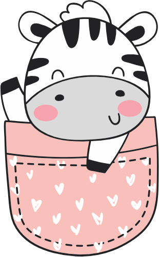 (s107-1-B) Pocket Zebra