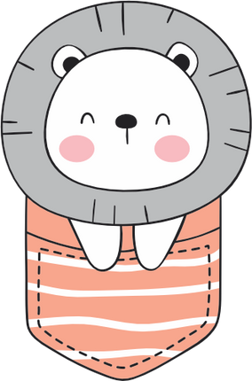 (s107-1-E) Pocket Lion