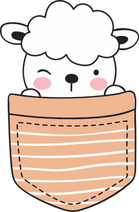 (s107-1-I) Pocket  Sheep
