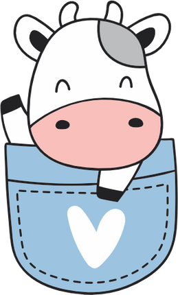 (s107-1-J)  Pocket Cow