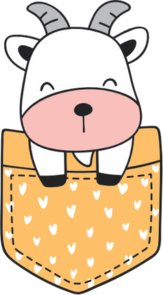 (s107-1-L)  Pocket Goat