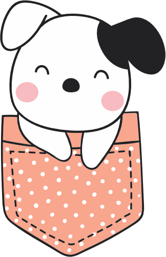 (s107-1-O) Pocket Dog Puppy