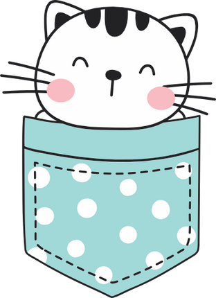 (s107-2A) Pocket Cat