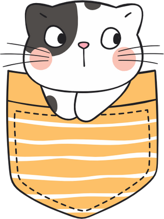 (s107-2B) Pocket Cat