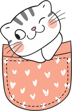 (s107-2C) Pocket Cat