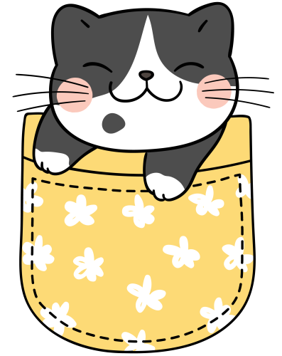 (s107-2P) Pocket Cat
