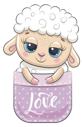 (s107-3-D) Pocket  Sheep