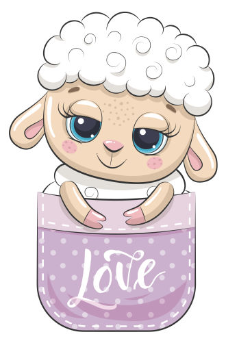 (s107-3-D) Pocket  Sheep