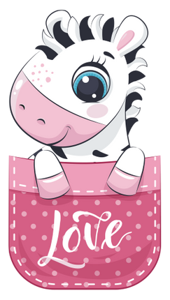 (s107-3-G) Pocket Zebra