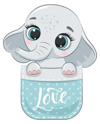 (s107-3-I) Pocket Elephant