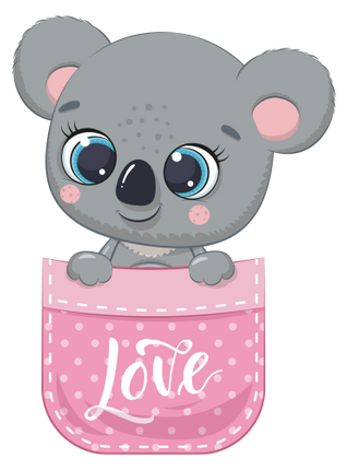 (s107-1-L) Pocket Koala