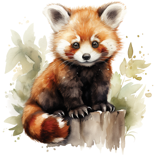 (s109-14-1C) Red Panda