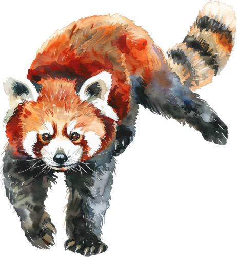 (s109-14-2J) Red Panda