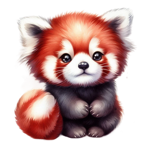 (s109-14-1K) Red Panda