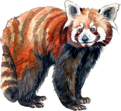 (s109-14-2K) Red Panda