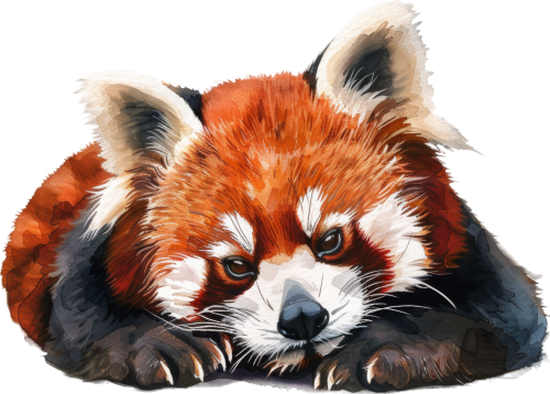 (s109-14-2N) Red Panda