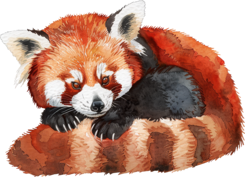 (s109-14-2O) Red Panda
