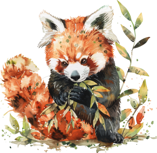 (s109-14-2T) Red Panda