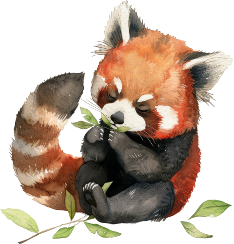 (s109-14-2U) Red Panda