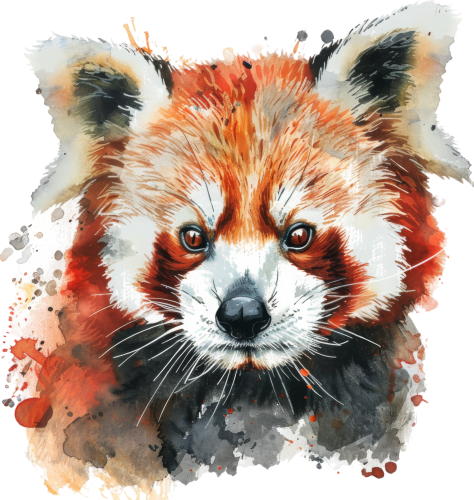 (s109-14-2W) Red Panda