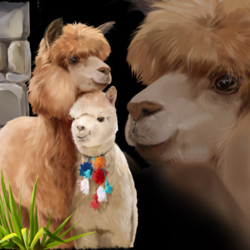 (s109-35-F) Llama Alpaca