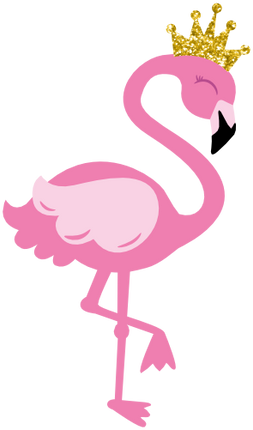 (s110-1-C) Flamingo Gold Crown