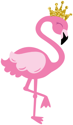 (s110-1-C) Flamingo Gold Crown