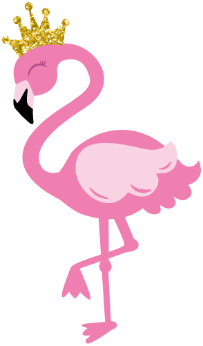 (s110-1-C) Flamingo Gold Crown
