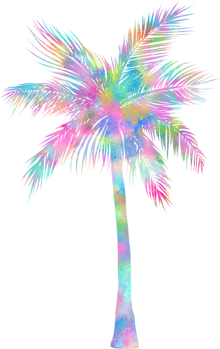 (112-01-A) Tropical Palm Tree