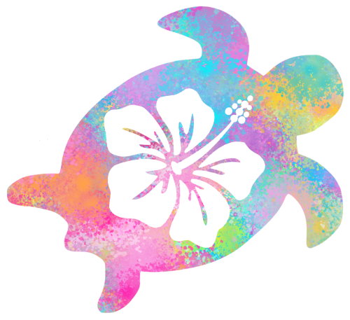 (112-01-I) Tropical Turtle Hibiscus