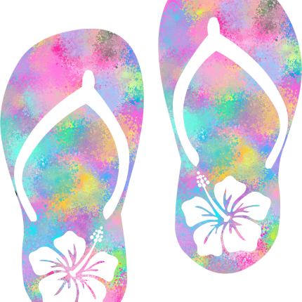 (112-01-J) Tropical Flip Flops