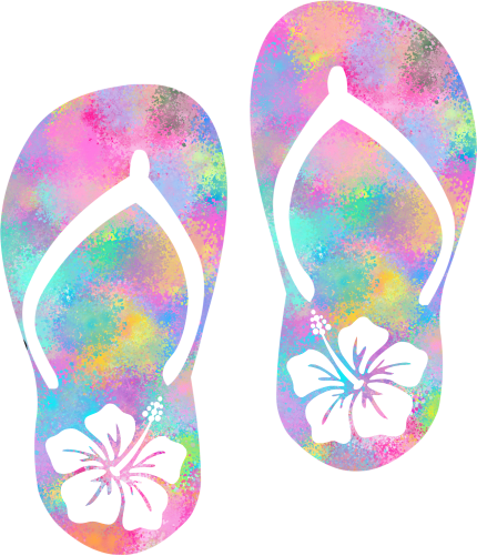 (112-01-J) Tropical Flip Flops