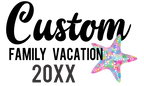 (112-03-C) Family Vacation Custom Text