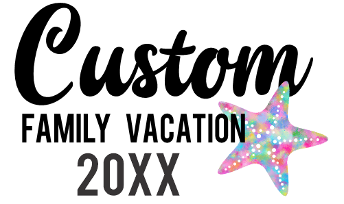 (112-03-C) Family Vacation Custom Text