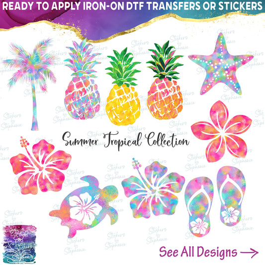(s112) Watercolor Tropical Collection 12 Style Options