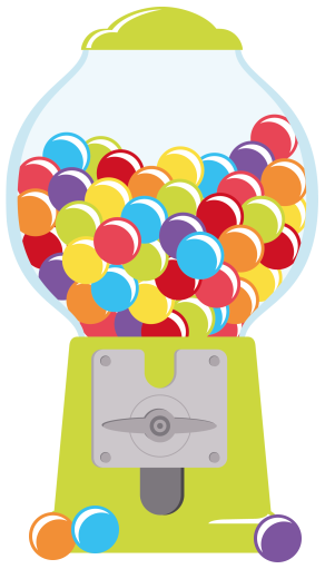(s113-1) Gumball Machine