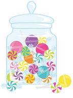 (s113-1) Candy Jar
