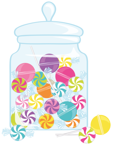 (s113-1) Candy Jar