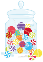 (s113-1) Candy Jar