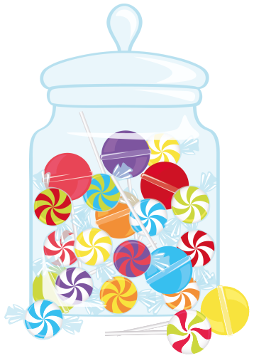 (s113-1) Candy Jar