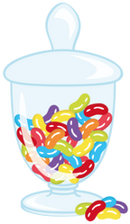 (s113-1) Candy Jar