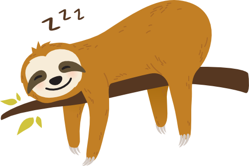 (s114-3-1A) Sleeping Sloth