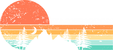 (115-06-H) Distressed Retro Sunset Mountains Washington or Custom Text