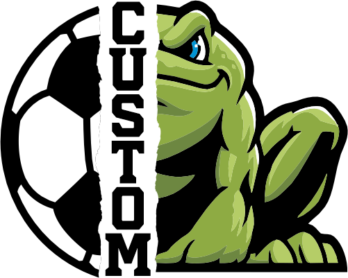 (145-1M-08-2) Frog Split Mascot Soccer Ball