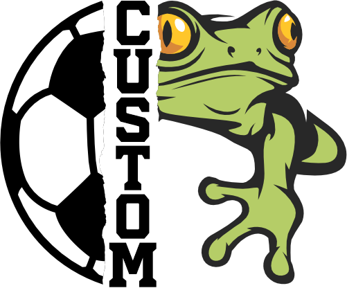 (145-1M-12) Frog Split Mascot Soccer Ball