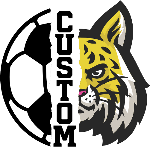 (145-1M-16) Wildcat Split Mascot Soccer Ball