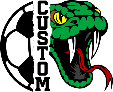 (s145-04-A) Split Soccer Team Name Custom Text